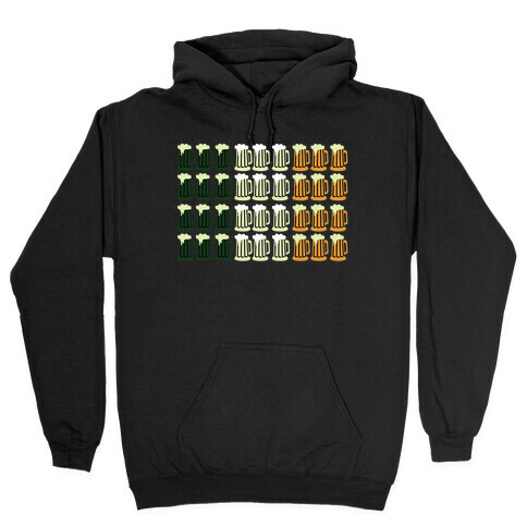 Irish Mug Flag Hooded Sweatshirt