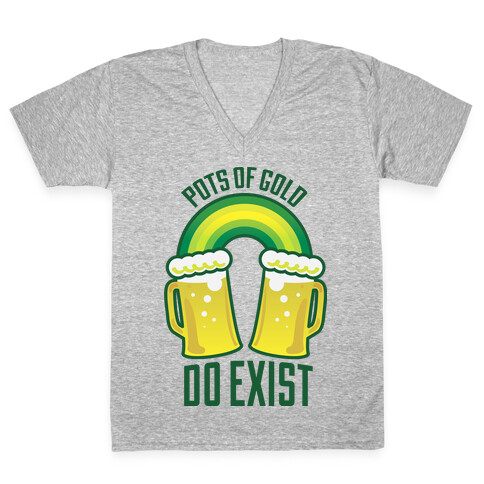 Pots Of Gold V-Neck Tee Shirt