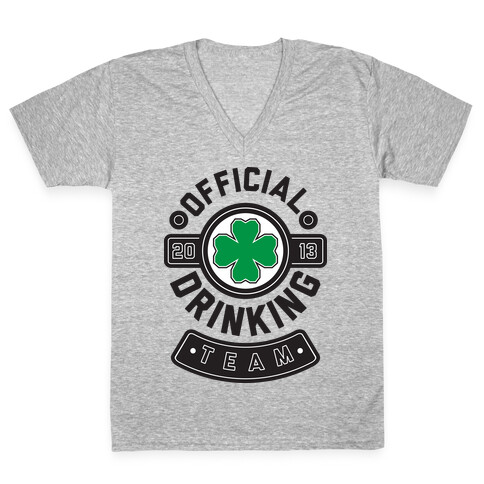 Official Drinking Team V-Neck Tee Shirt