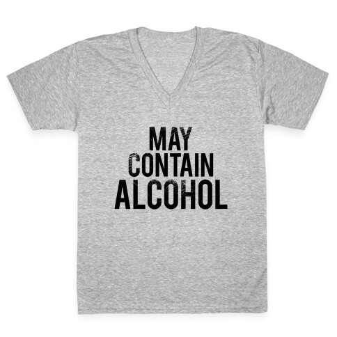 May Contain Alcohol V-Neck Tee Shirt