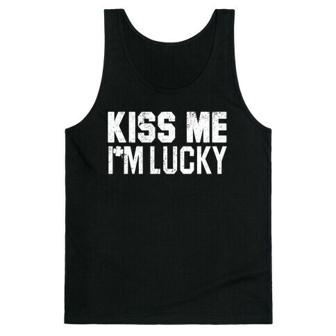 Kiss Me, I'm Lucky Tank Top