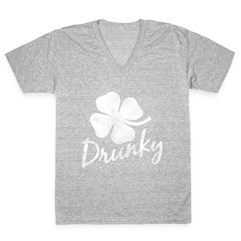 Irish Drunky V-Neck Tee Shirt