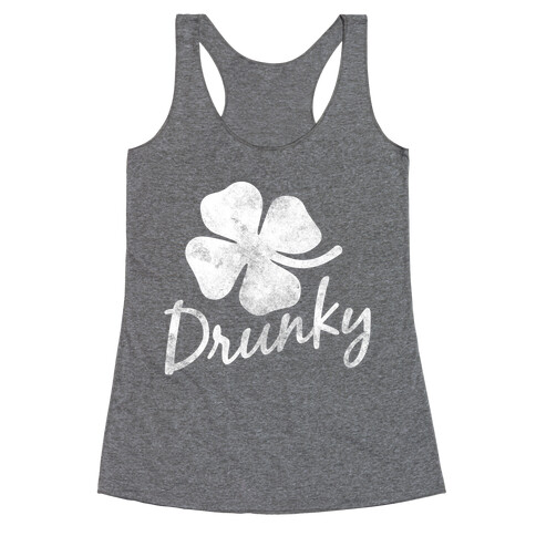 Irish Drunky Racerback Tank Top