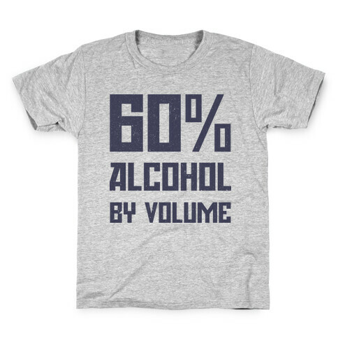 Alcohol Content Kids T-Shirt