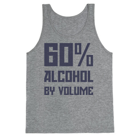 Alcohol Content Tank Top