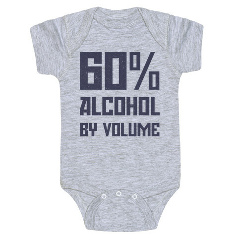 Alcohol Content Baby One-Piece