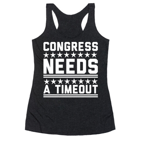 Congress Needs A Timeout Racerback Tank Top