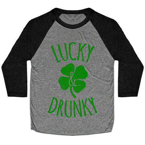 Lucky & Drunky Baseball Tee