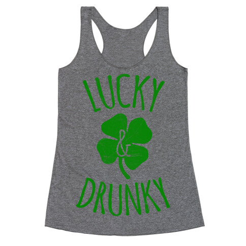 Lucky & Drunky Racerback Tank Top