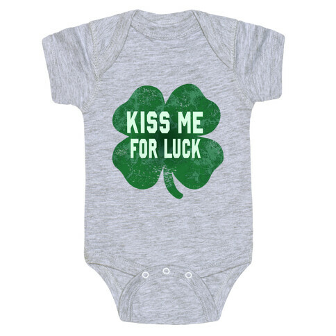 Kiss Me For Luck Baby One-Piece