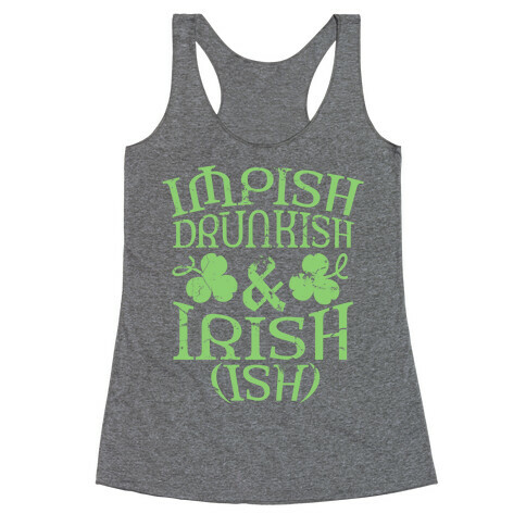 Irish Ish Racerback Tank Top