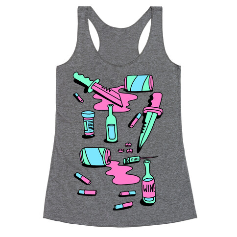 Trash Shirt Racerback Tank Top