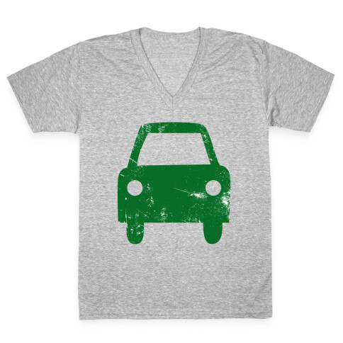 Car V-Neck Tee Shirt