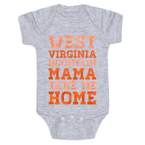 West Virginia, Mountain Mama Baby One-Piece