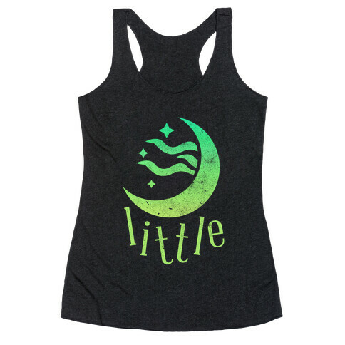 Sun and Moon (moon) Racerback Tank Top