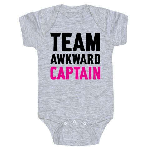 Team Awkward Captain Baby One-Piece