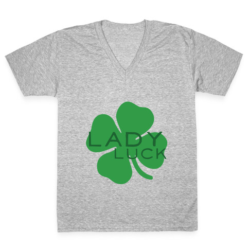 Lady Luck V-Neck Tee Shirt