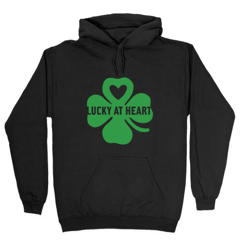 Lucky at Heart Hooded Sweatshirt