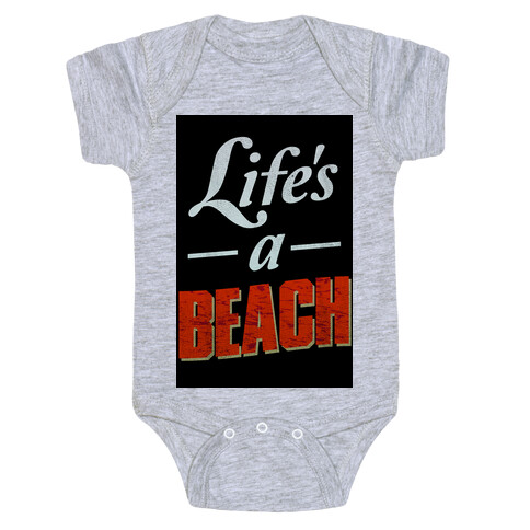 Life's a Beach (vintage tank) Baby One-Piece