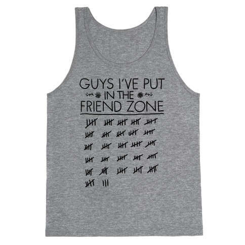 Guys I've Put in the Friend Zone Tank Top