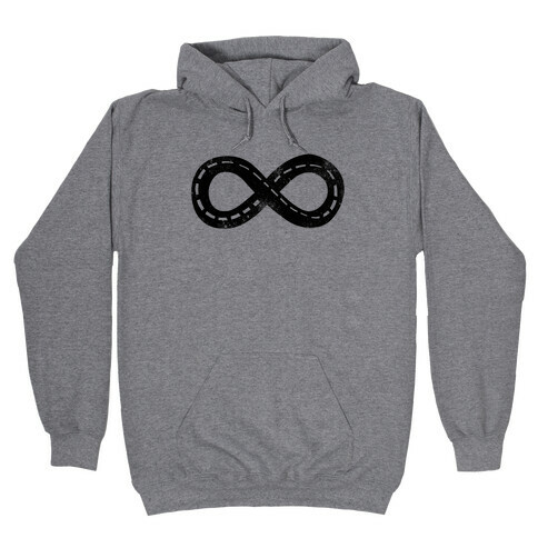Drive Forever (Road Infinity Symbol) Hooded Sweatshirt
