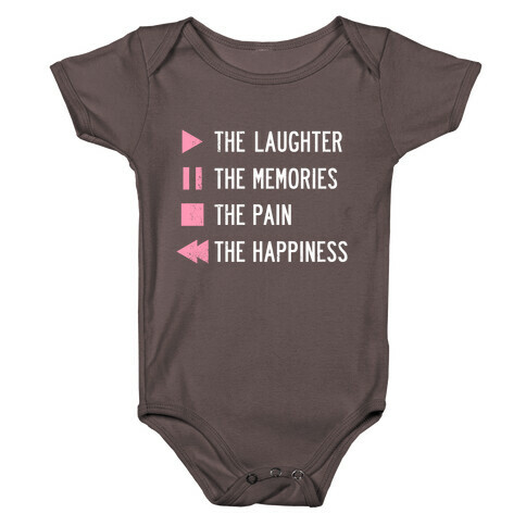 Play The Laughter, Pause The Memories Baby One-Piece