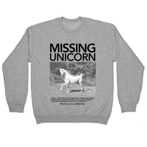 Missing Unicorn Pullover