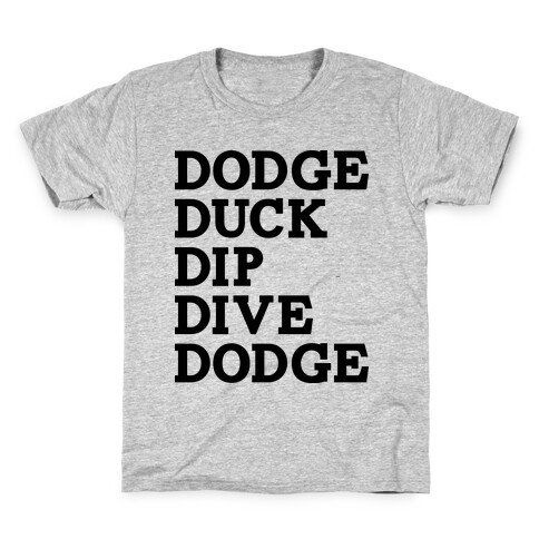 5 D's Of Dodgeball Kids T-Shirt