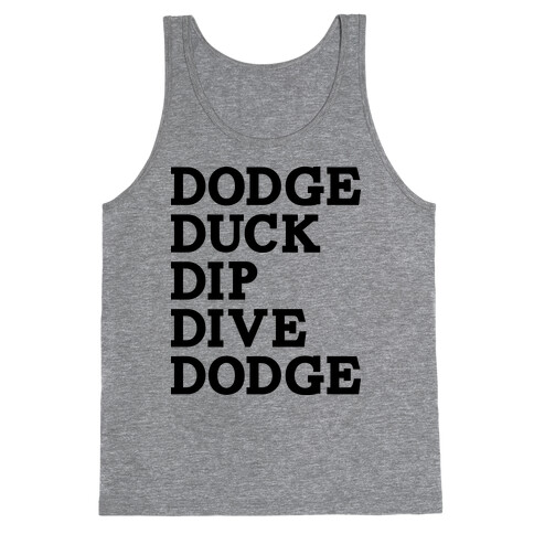 5 D's Of Dodgeball Tank Top