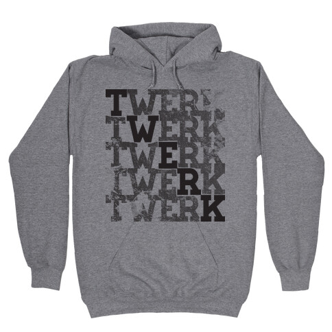 Twerk Square Glo Hooded Sweatshirt