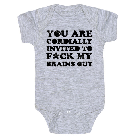 You Are Cordially Invited Baby One-Piece