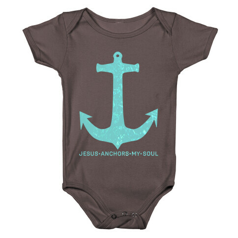 Jesus Anchors My Soul Baby One-Piece