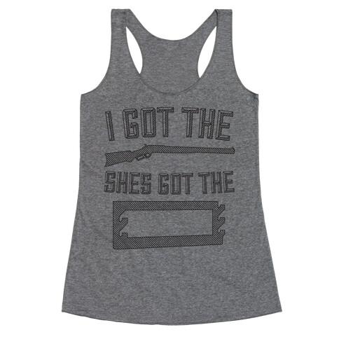 Rifle Rack (His) Racerback Tank Top