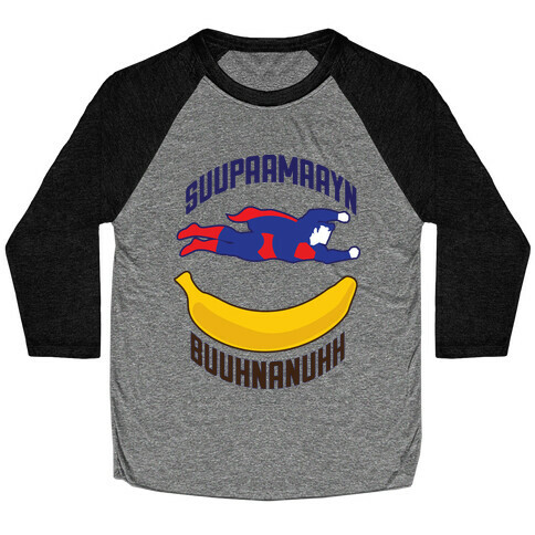 Super Banana Baseball Tee