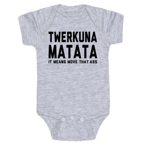 Twerkuna Matata (Tank) Baby One-Piece