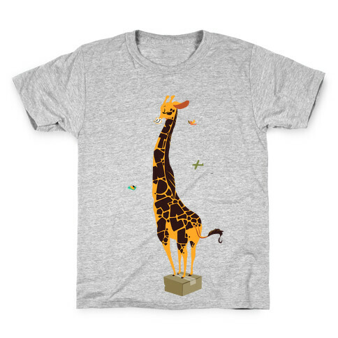 Stand Tall Giraffe Kids T-Shirt