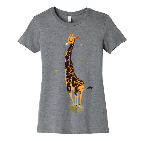 Stand Tall Giraffe Womens T-Shirt