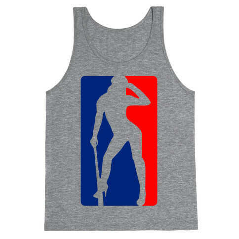 Cleat Chaser (Sexy NBA Logo Parody) Tank Top