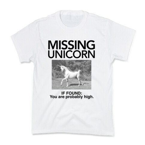 Missing Unicorn Kids T-Shirt
