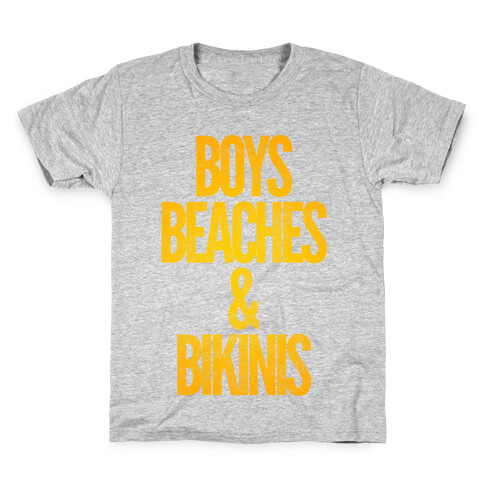 Boys Beaches & Bikinis Kids T-Shirt