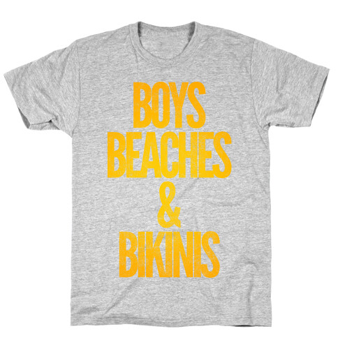 Boys Beaches & Bikinis T-Shirt