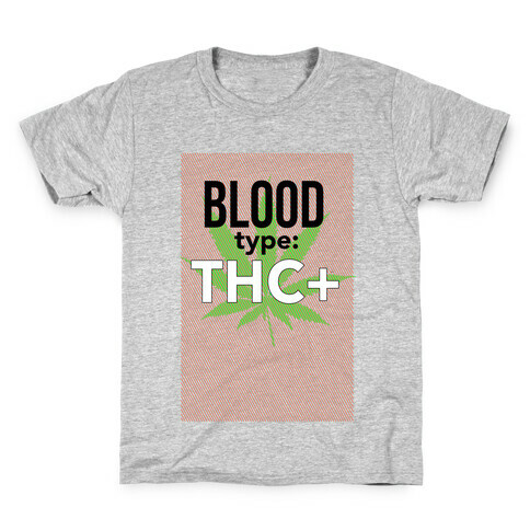 Blood Type THC + Kids T-Shirt