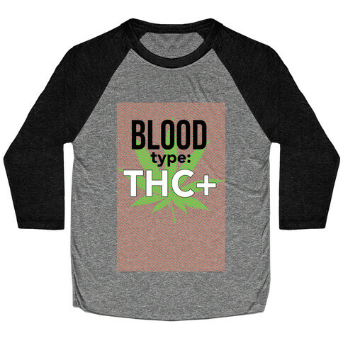 Blood Type THC + Baseball Tee
