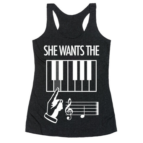 She Wants The D Racerback Tank Top