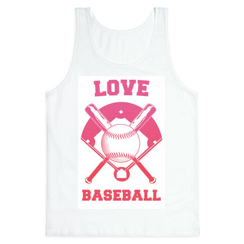 Love Baseball Tank Top