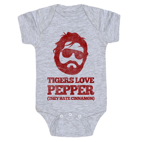 Tigers Love Pepper, They Hate Cinnamon Baby One-Piece