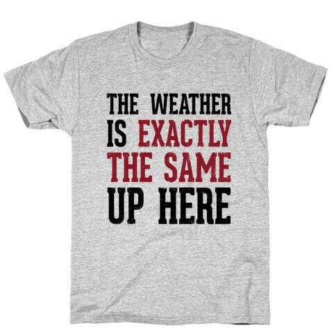 The Weather Is Exactly The Same (Tank) T-Shirt