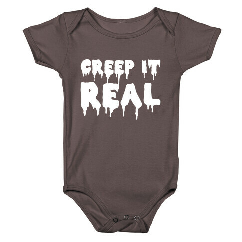 Creep It Real (White) Baby One-Piece