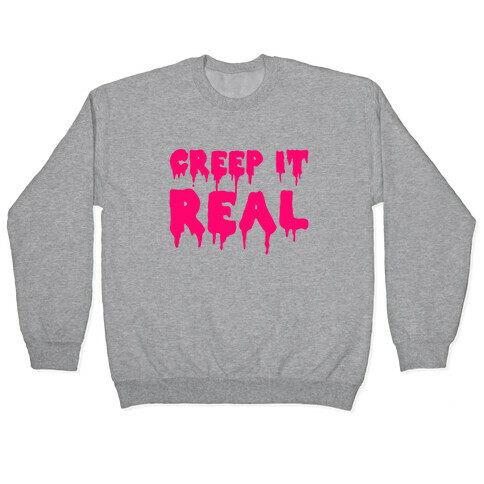 Creep It Real (Pink) Pullover