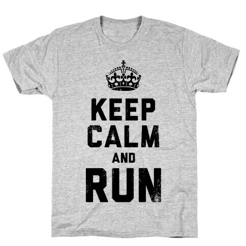 Keep Calm And Run (Tank) T-Shirt